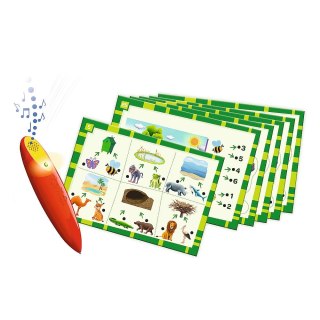 Gra edukacyjna Zwierzęta Mały Odkrywca i Magiczny Ołówek Zwierzęta Magiczny ołówek Trefl (02111)