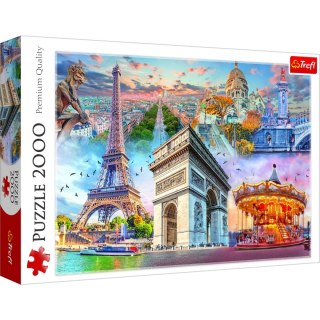 Puzzle Weekend w Paryżu 2000 el. Trefl (27125)