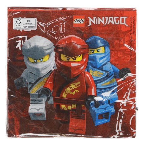 Serwetki Godan Lego Ninjago - mix 330mm x 330mm (92241)