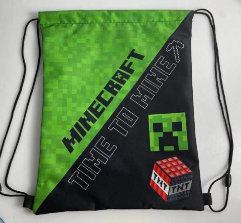 Worek na buty Astra Minecraft TIME TO MINE (507022041)