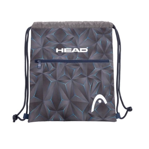 Plecak (worek) na sznurkach Head 3D Blue - czarna (507022050)