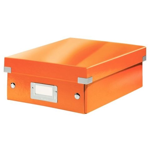 Pudło archiwizacyjne Leitz Click & Store z przegródkami - pomarańczowy 220mm x 100mm x 285mm (60570044)