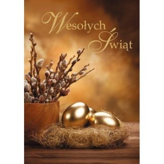 Kartka składana wielkanoc B6 Art Nuvo (b6)