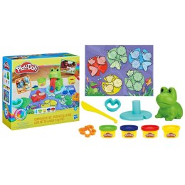 Masa plastyczna dla dzieci Playdoh zestaw żaba nauka kolorów - mix (F6926)