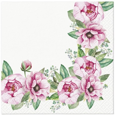 Serwetki Paw Tete Floral Border - miks 330mm x 330mm (TL120900)