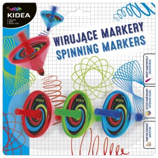 Flamaster Markery wirujące 3 kol. Kidea (WM3KA)