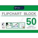 Blok do tablic flipchart Interdruk 50k. 80g czysty 1000mm x 640mm (FLI50)