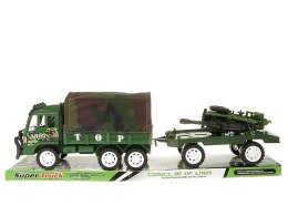 Ciężarówka Adar wojskowa z przyczepą i działkiem (549678)