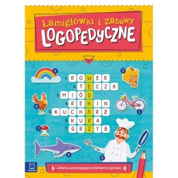 Książeczka edukacyjna Aksjomat Łamigłówki i zabawy logopedyczne. Zadania wspomagające poprawną wymowę