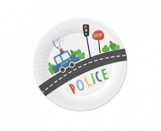 Talerz jednorazowy Police papier śr. 180mm 6 szt Godan (PW-TPO7)