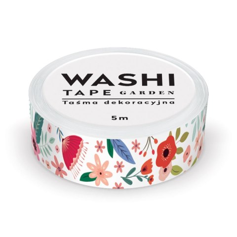 Taśma ozdobna taśma samoprzylepna GARDEN 5M 15x5 [mm x m] mix Interdruk (5902277325884)