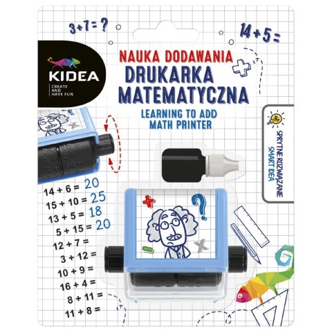 Zestaw pieczątek Kidea DODAWANIE DRUKARKA MATEMATYCZNA (NDDMKA)