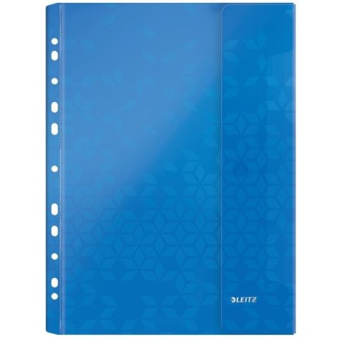 Koszulki na dokumenty WOW groszkowe A4 kolor: mix z boczną klapką Leitz (47070099)