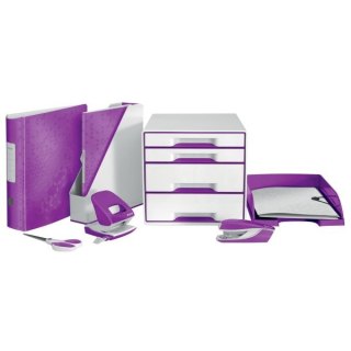 Szuflada na dokumenty Wow Plus fioletowy polistyren PS [mm:] 255x70x 357 Leitz (52263062)