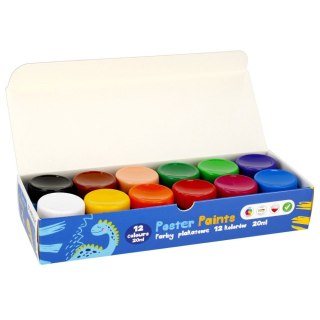 Farby plakatowe Dino kolor: mix 20ml 12 kolor. Starpak (493206)