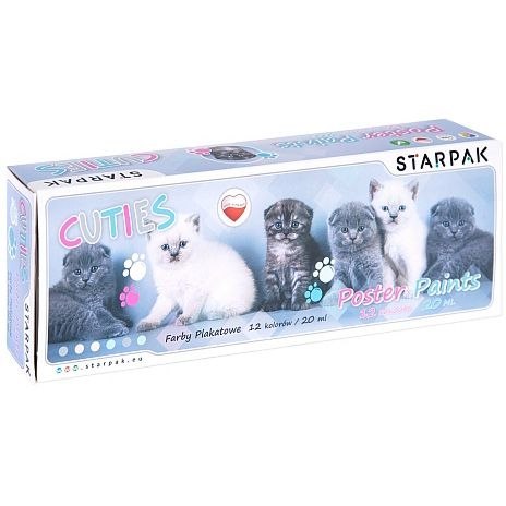 Farby plakatowe Enchantimals kolor: mix 20ml 12 kolor. Starpak (437220)