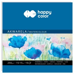 Blok artystyczny Happy Color młody artysta 250g 10k 150mm x 150mm (HA 3725 1515-A10)