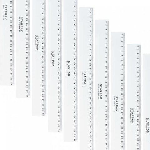 Linijka plastikowa 30cm Starpak (472867)