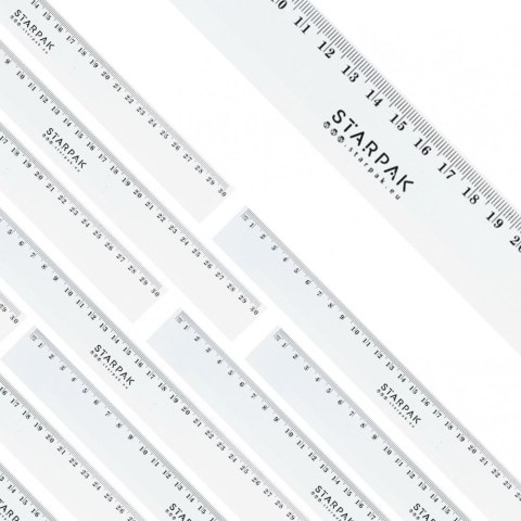 Linijka plastikowa 30cm Starpak (472867)