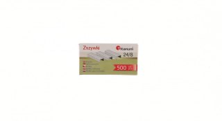 Zszywki 24/8 24/8 500szt 500 szt Titanum