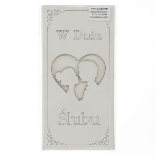 Kartka składana Drewniana DL Fanaberie Krzysia (DL)