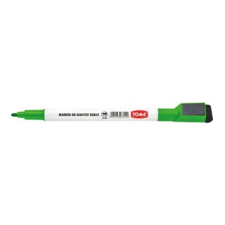 Marker suchościeralny z magnesem wkład zielony 1,5mm okrągła końcówka Toma (TO-268 4 2)