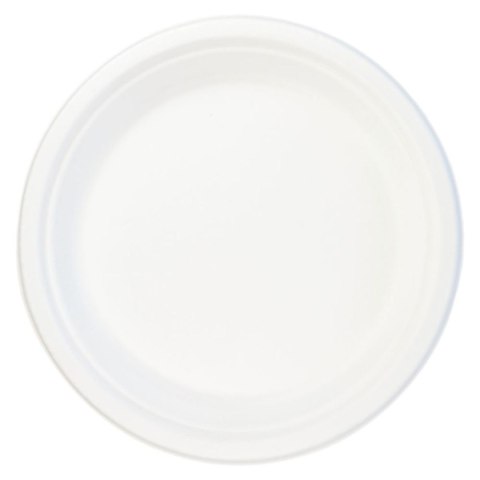 Talerz jednorazowy trzcina cukrowa 23 cm papier śr. 230mm 6 szt Arpex (KG8006)