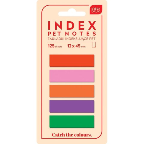 Zakładka indeksująca Interdruk PET CATCH THE COLOUR 125k 120mm x 450mm (5902277327161)