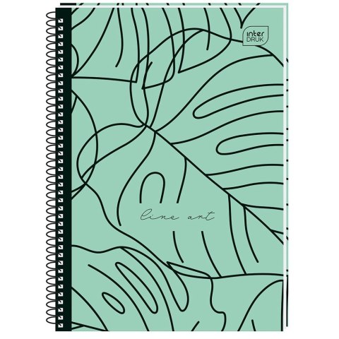 Kołozeszyt (kołonotatnik) A4 160k. 70g krata Interdruk (KOŁOZA4160M)