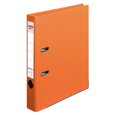 Segregator dźwigniowy Herlitz Q. file Standard A4 pomarańczowy 50mm (0011178977)