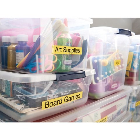 Taśma do drukarki etykiet 19x7 [mm x m] czarny Dymo (45808)