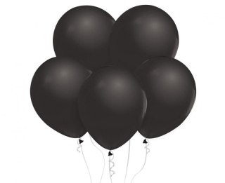 Balon gumowy metaliki 50 szt. czarna 12cal Godan (CB-MCZ5)