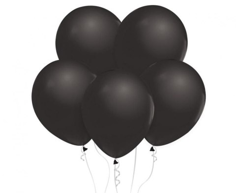 Balon gumowy metaliki 50 szt. czarna 12cal Godan (CB-MCZ5)
