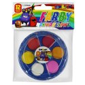 Farby akwarelowe 12 kolor. Fun&Joy (FJ-12K21PUD)