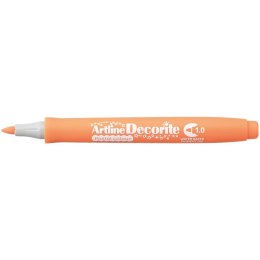 Marker permanentny Artline pastel decorite, pomarańczowy 1,0mm pędzelek końcówka (AR-033 5 4)