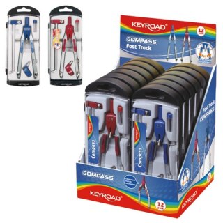 Cyrkiel metalowy 4 el. Keyroad (KR971412)