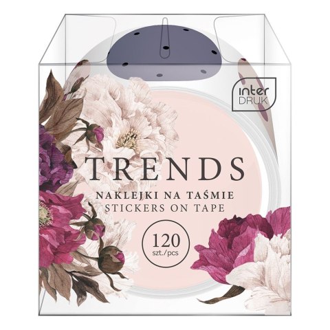 Naklejka (nalepka) GLAM 120 szt Interdruk (na taśmie)
