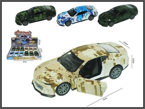 Samochód 13cm metal z napędem 4-kolory Hipo (HX143)