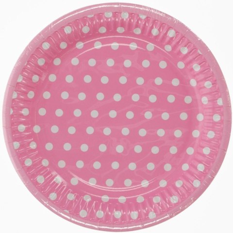 Talerz jednorazowy 18 cm papier śr. 180mm Pol-mak