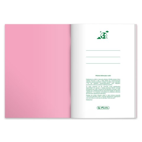 Zeszyt Pastel Colors Eco PP 9552753 A4 60k. 70g krata Herlitz (400198131)