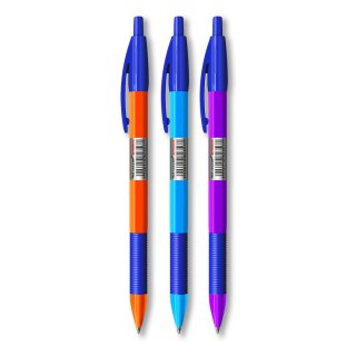 Długopis FLEXI Clkic&Grip wkład niebieski 1,0mm Penmate (TT7985)