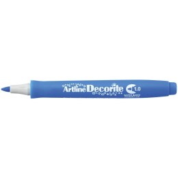 Marker permanentny Artline decorite, niebieski 1,0mm pędzelek końcówka (AR-033 1 2)