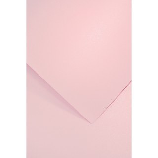 Papier ozdobny (wizytówkowy) mika różowy jasny A4 różowy 200g Galeria Papieru (202720)
