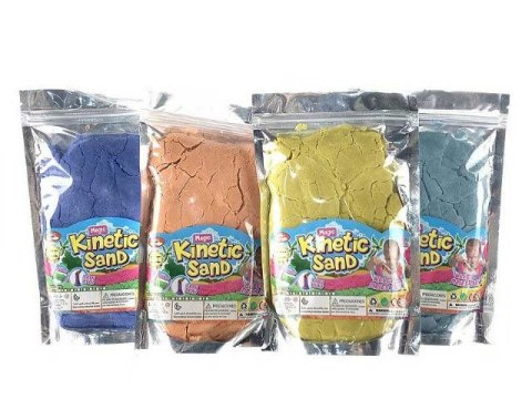 Piasek do modelowania 1 kol. piasek kinetyczny 500g 6 kolorów mix 500g Bigtoys (BPLA3808)