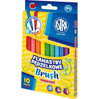Flamaster pędzelkowe 10 kol. Astra (314023002)