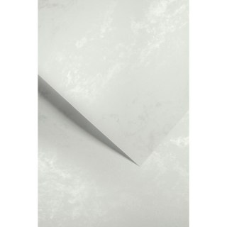 Papier ozdobny (wizytówkowy) marmur srebrny A4 Srebrny 230g Galeria Papieru (205307)