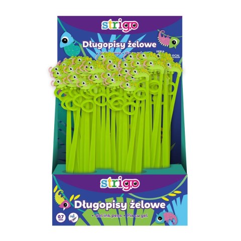 Długopis KAMELEON żelowy wkład niebieski 0,5mm Strigo (SSC233)