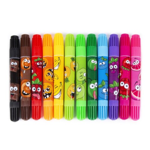 Flamaster Zapachowe 12 kol. Kidea (PZD12KA)