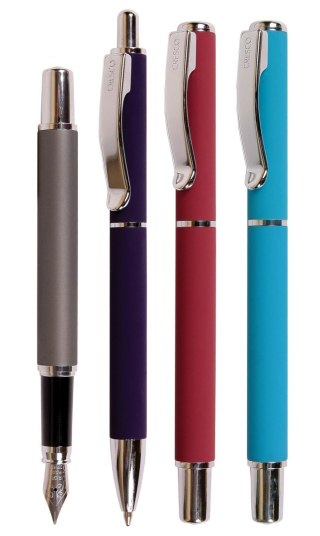 Długopis wielkopojemny Master Soft wkład niebieski 1,0mm Cresco (5907464215450)