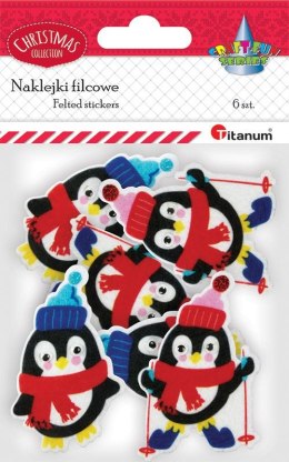 Naklejka (nalepka) Titanum Craft-Fun Series filcowe Pingwin (4824)